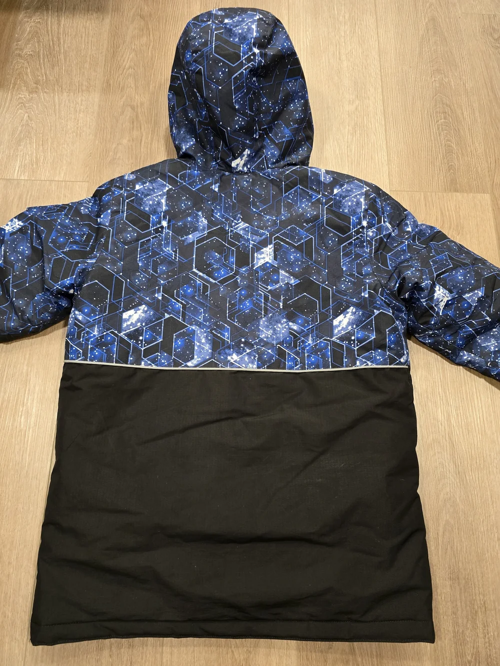 The Children's Place Boys Galaxy Geometric Hooded Winter Jacket XXL 16